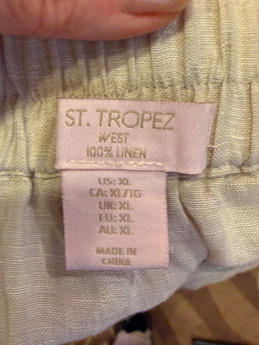 St. Tropez Women’s Linen Classic Lagenlook Button-Front Maxi Skirt sz XL - Picture 7 of 10